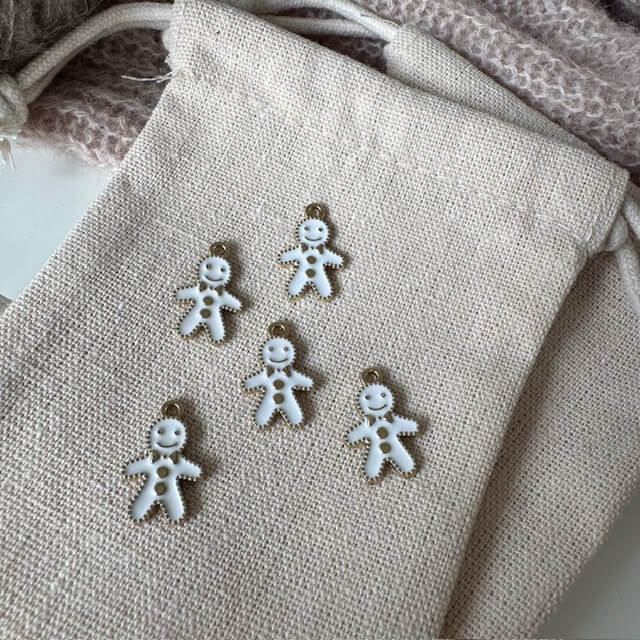 Frosted honningkagemand-markør (metal)