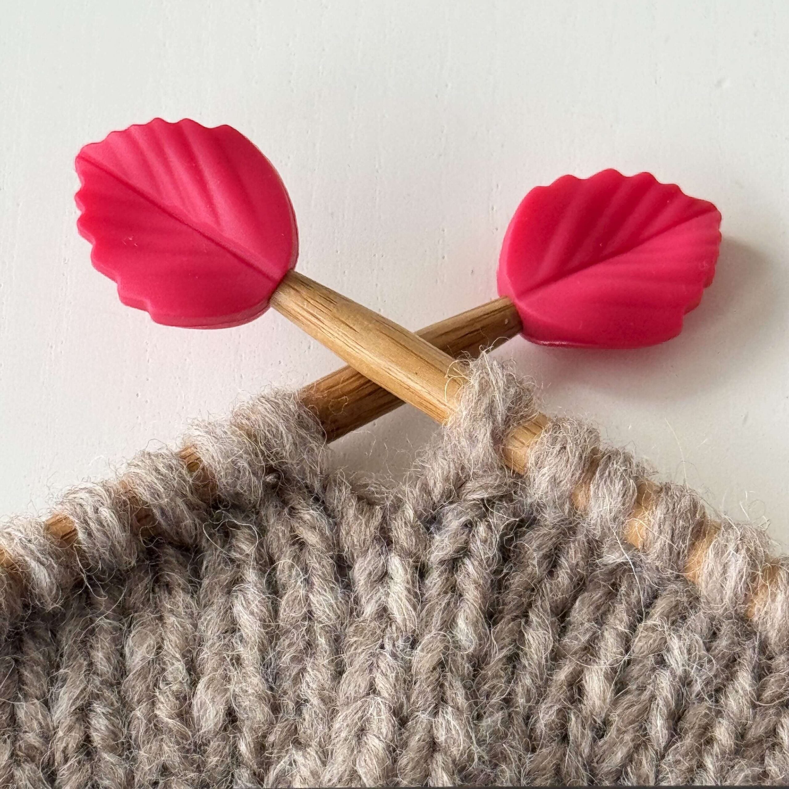 Maskestopper - Blad, pink