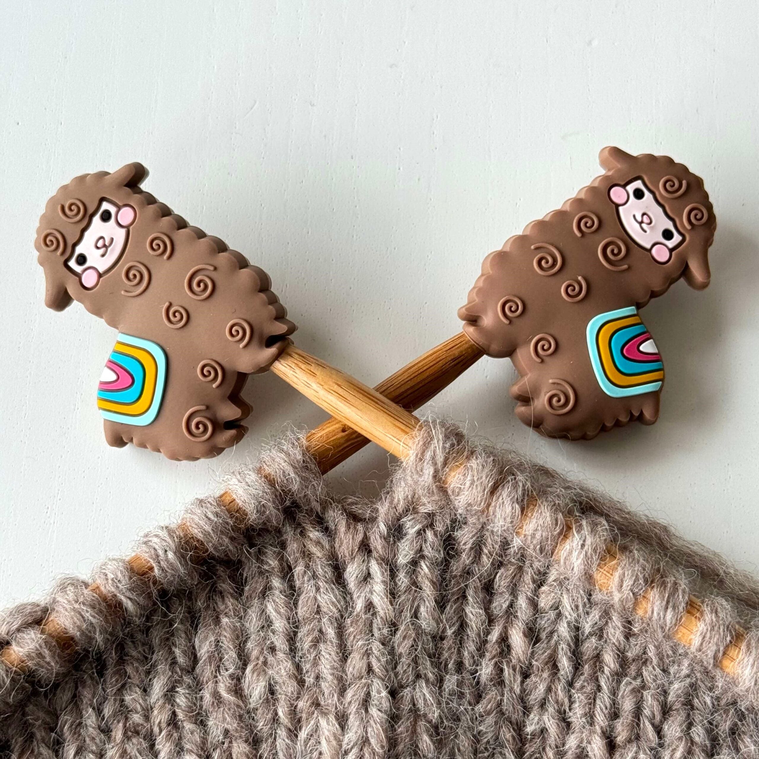 Maskestopper - "Lillebror" Alpakka (brun)