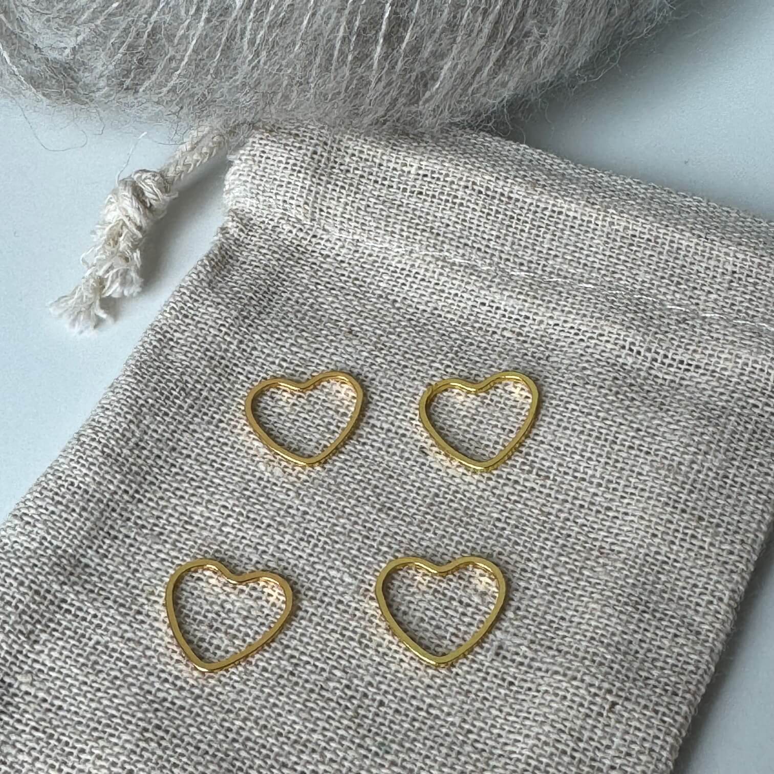 Markør-ring (guld hjerte)