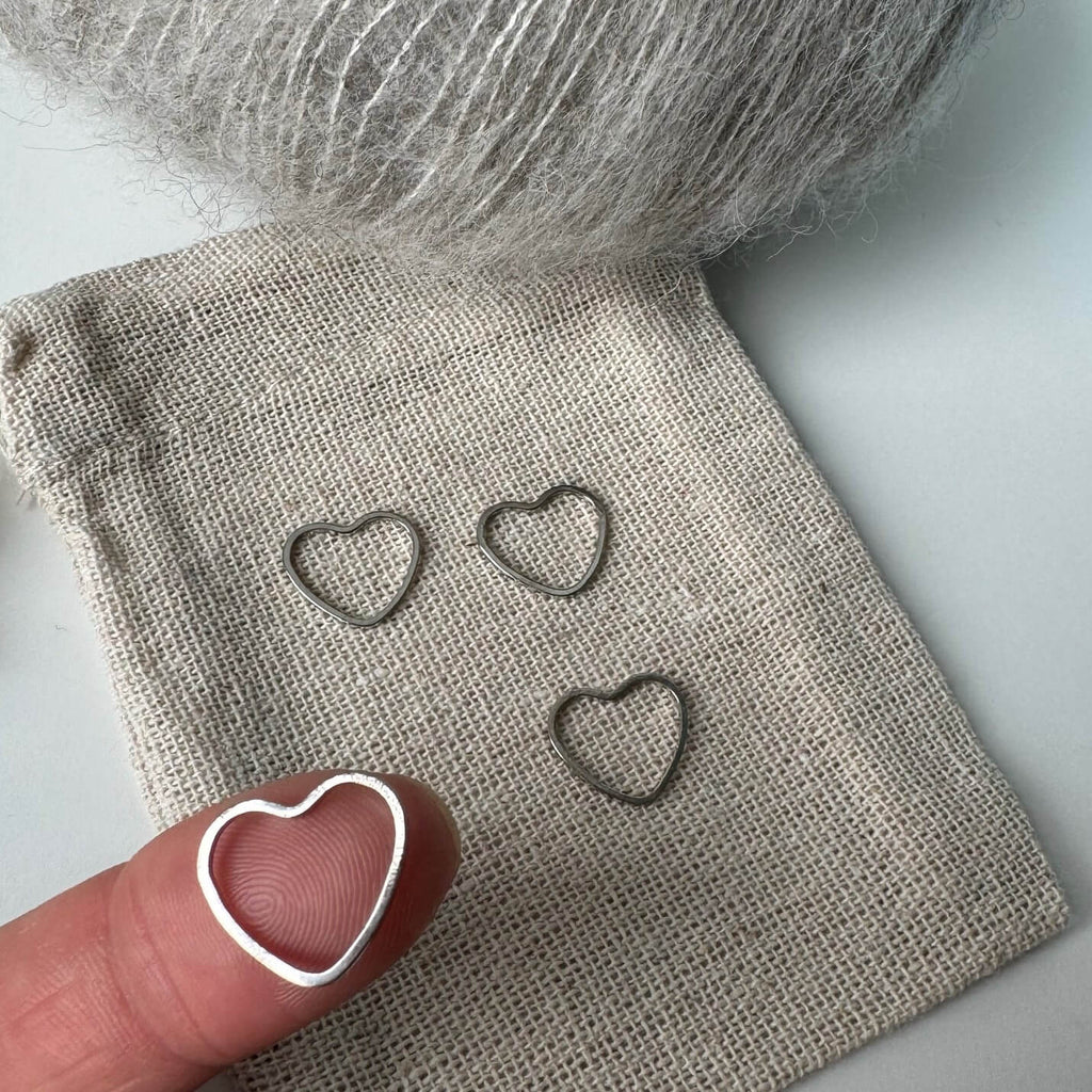 Markør-ring (sølv hjerte)