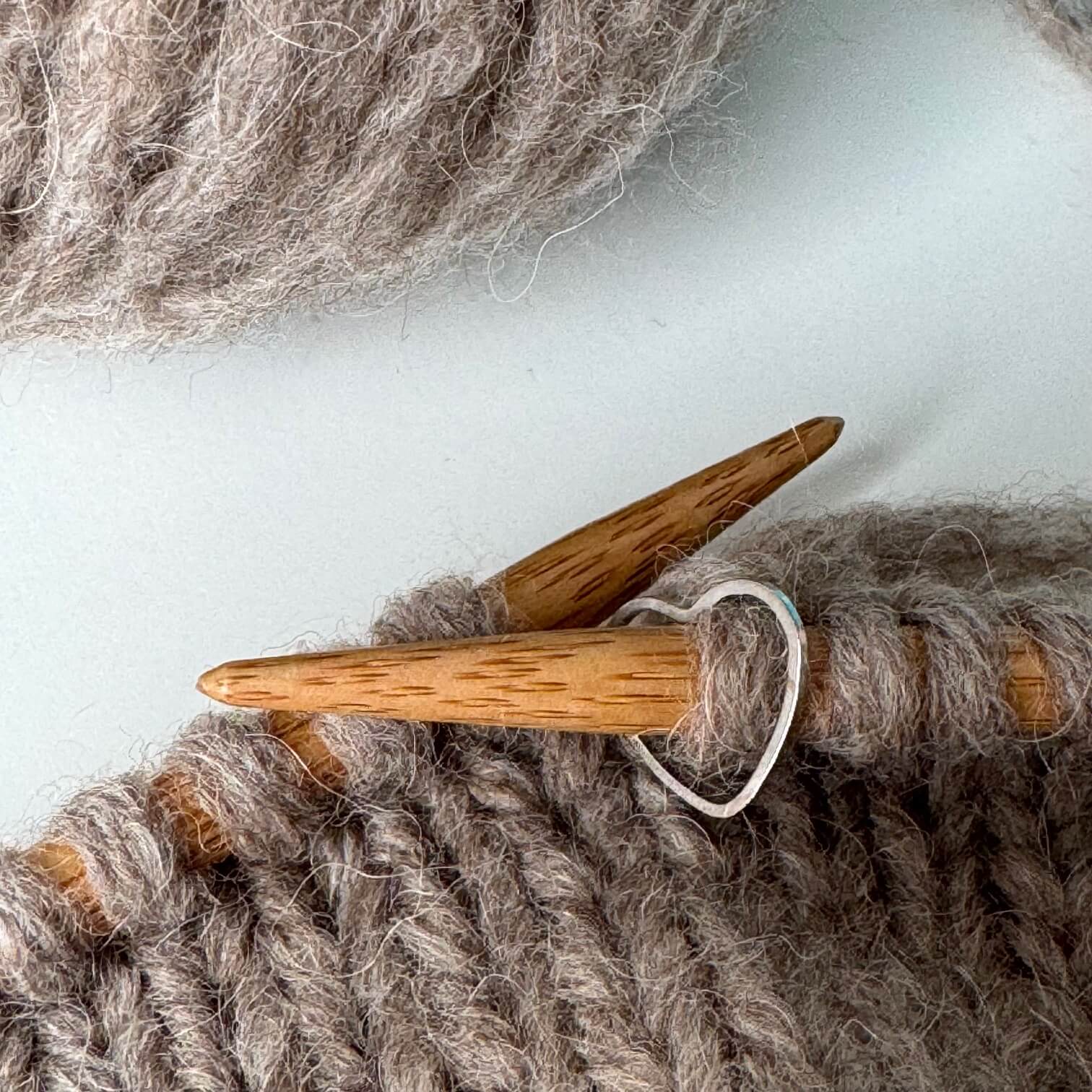 Markør-ring (sølv hjerte)