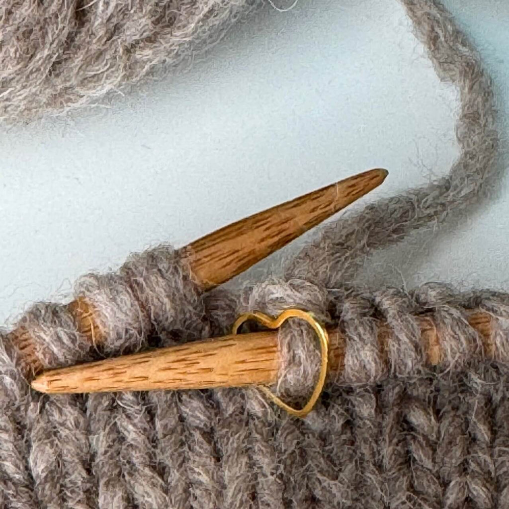 Markør-ring (guld hjerte)