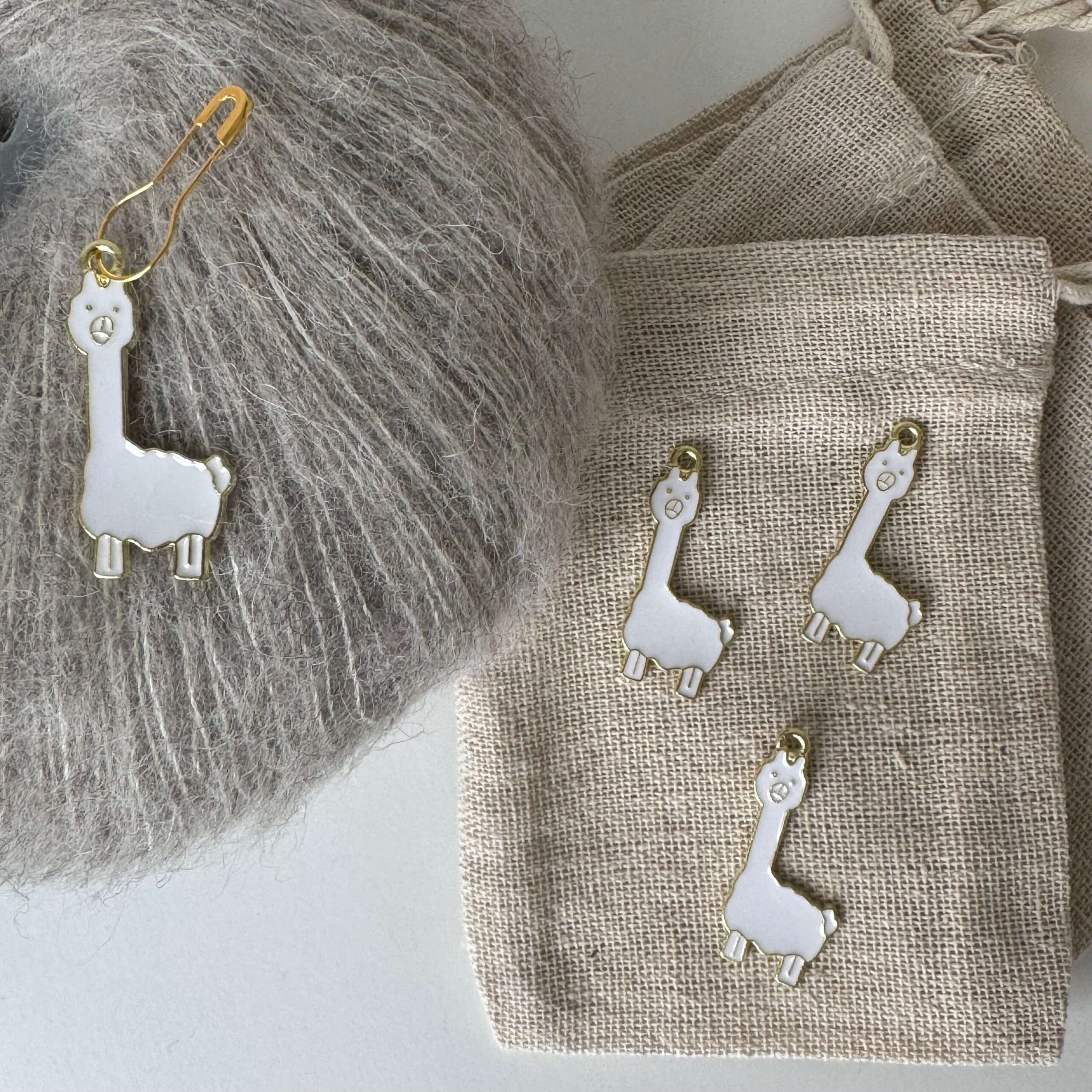 Alpakka-markør (hvid-metal)