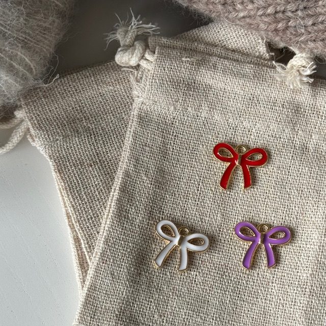 Sløjfe-markør (rød-metal)