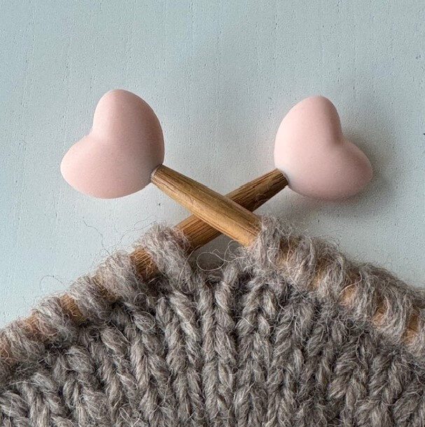 Maskestopper - Hjerte, Lyserødt