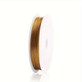 Smykke-wire, gylden 0,38mm ca. 28meter